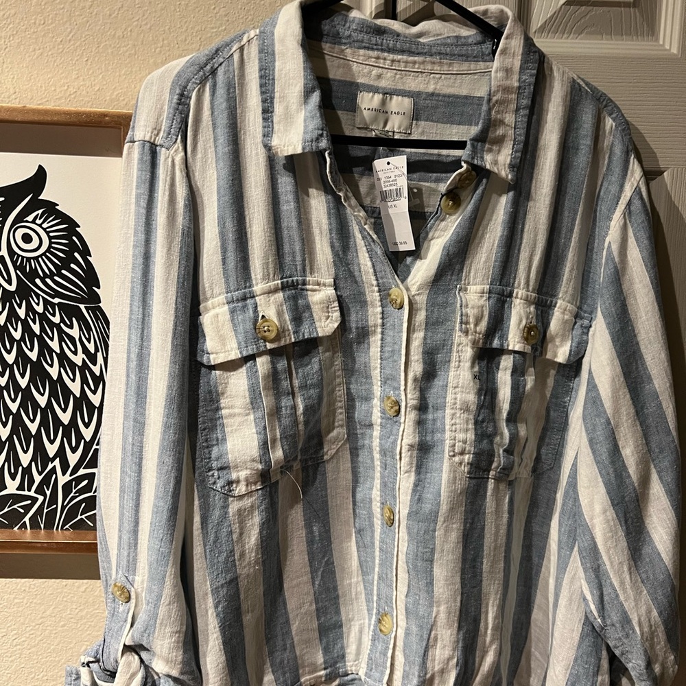 Button down new top